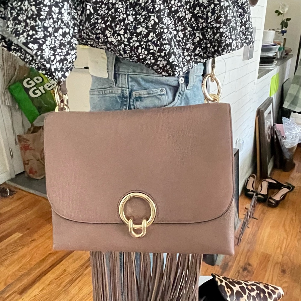 SOLD: Fringe Leather Crossbody